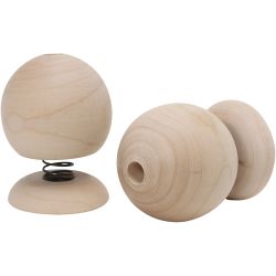 Oggetto che rimbalza in legno