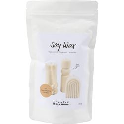 Cera di soia, Per candele da appoggio, panna, 250 g/ 1 conf.