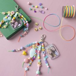 Perline rotonde con lettere