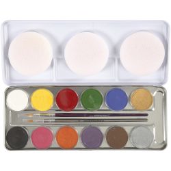 Pittura Facciale a Base d'acqua, colori asst., 12color/ 1 set