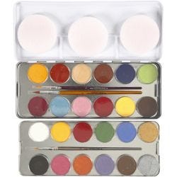 Pittura Facciale a Base d'acqua, colori asst., 24color/ 1 set
