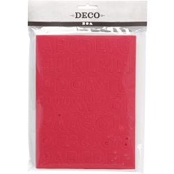 Lettere e numeri in gomma EVA