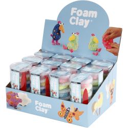 Foam Clay® , colori brillanti, colori metallici, 12 set/ 1 conf.