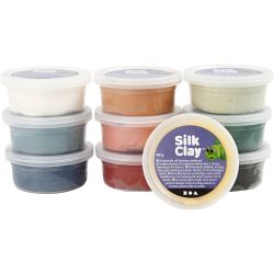 Silk Clay®, colori tenui, 10x40g/ 1 conf.