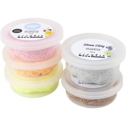 Stone Clay Mix, armonia rosso/arancio, 1 conf.