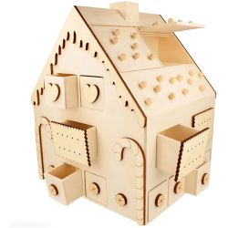 Calendario dell'avvento in legno