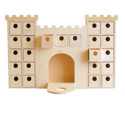 Calendario dell'Avvento in legno da decorare