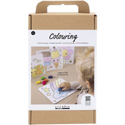 Kit Fai da te Colorare, Tavola da disegno, colori standard, 1 conf.