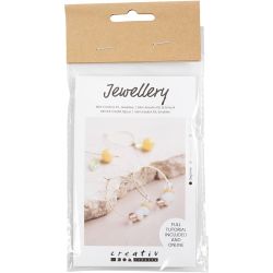 Kit Fai da te Mini Gioielli, Cerchi con perline, 1 conf.