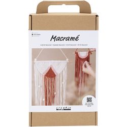 Kit Fai da te Macramé, Decorazione da parete, 1 conf.