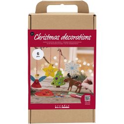 Kit Fai da te Decorazioni Natalizie, Colorazione, 1 conf.
