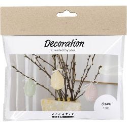 Kit Fai da te Mini per decorazioni, Uova, colori pastello, 1 conf.