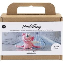Kit Fai da te Mini Modellazione, Mostro Sally, rosa chiaro, 1 conf.