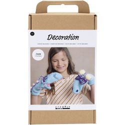 Kit Fai da te Decorazione , Mostro delle calze, colori asst., 1 conf.