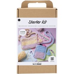 Kit Fai da te Principiante Uncinetto, Borse, colori asst., 1 conf.
