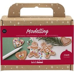 Kit Fai da te Modellazione, Piccole figure da torta, marrone medio, 1 conf.