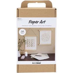 Kit Fai da te Carta Creativa , Carta da appendere, bianco sporco, 1 conf.