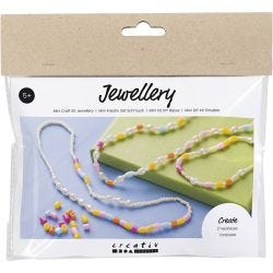Kit Fai da te Mini Gioielli, Collana e bracciale, colori asst., 1 conf.