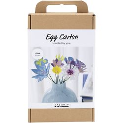 Kit Fai da te Fiori Cartone delle Uova