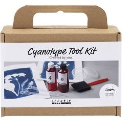 Kit di strumenti per cianotipia