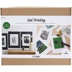 Kit fai da te Misto Mega Stampa in Gel, Stampe colorate, 1 conf.