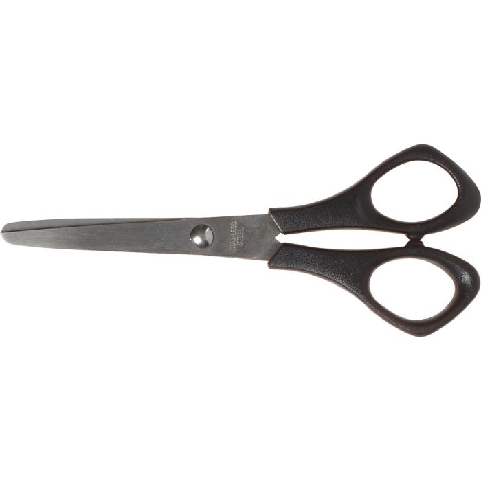 Forbici per la Scuola, L: 14 cm, rond, destrimani, 1 pz