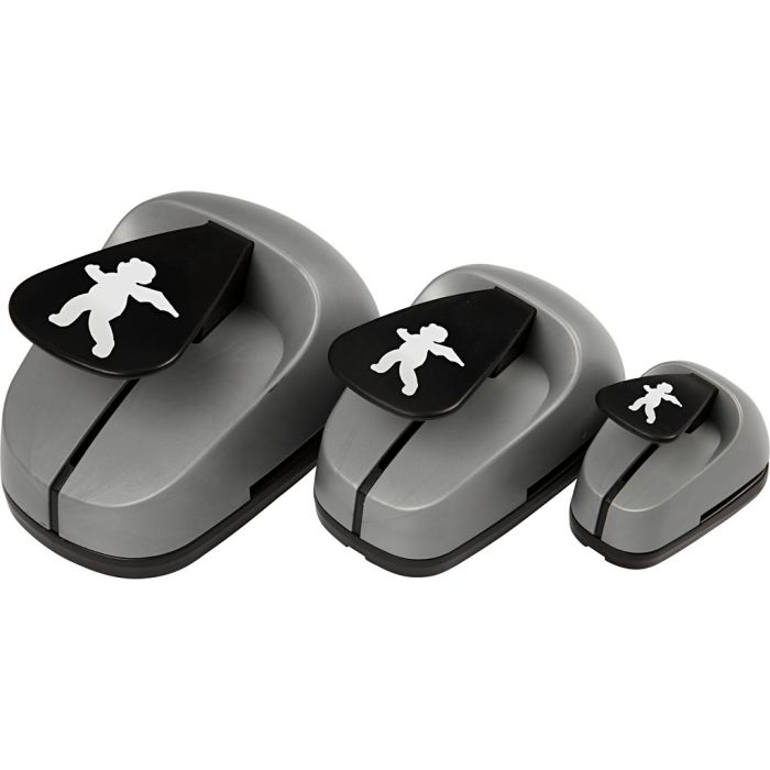 Set perforatori creativi, angelo, misura 25+49+75 mm, 3 pz/ 1 conf.