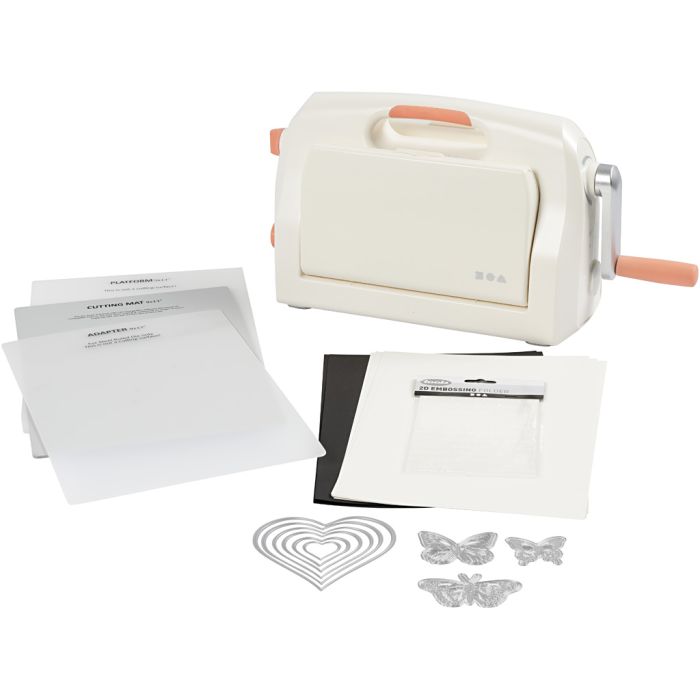 Starter Kit - macchina per fustelle ed embossing, A4, foglio 210x297 mm, 1 set