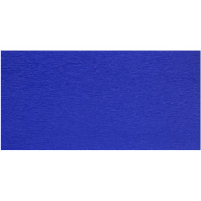 Carta Crespa, foglio 50x250 cm, 22 g, blu, 10 rot./ 1 conf.