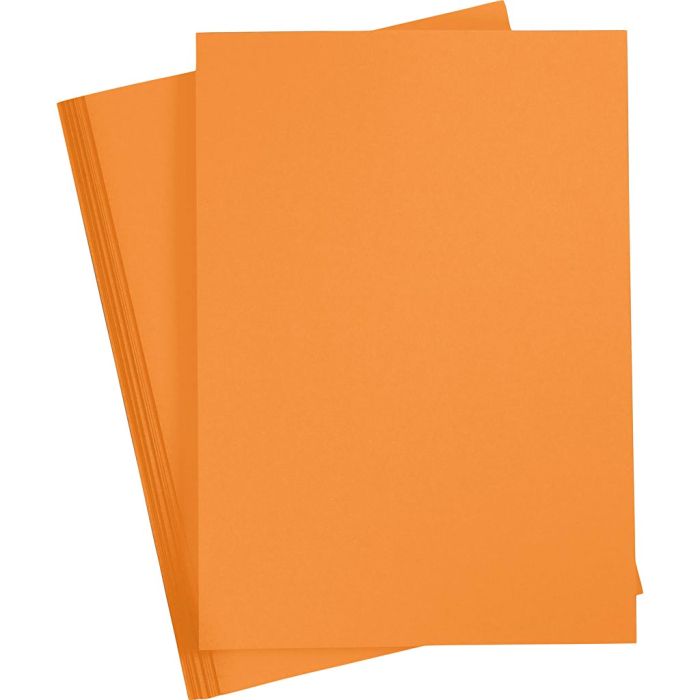 Carta da cartoncino, A3, 180 g, arancio, 25 fgl./ 1 conf.