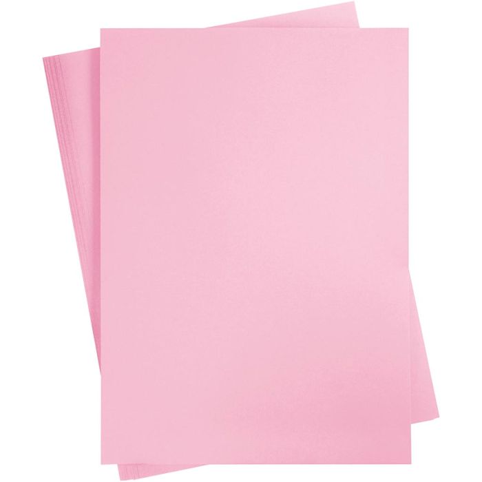 Carta da cartoncino, A2, foglio 420x594 mm, 180 g, rosa chiaro, 10 fgl./ 1 conf.