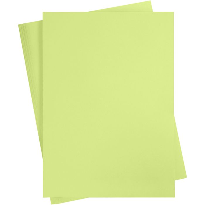 Carta da cartoncino, A2, foglio 420x594 mm, 180 g, verde chiaro, 10 fgl./ 1 conf.