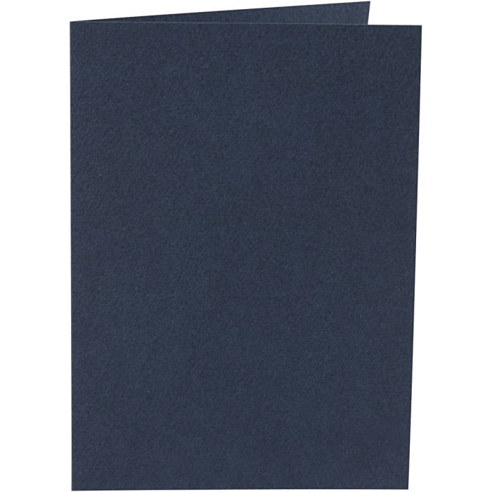 Biglietti, dim. cartoncino 10,5x15 cm, 220 g, blu, 10 pz/ 1 conf.