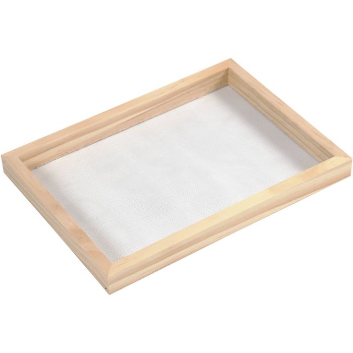 Stampo e telaio per creare la carta, A5, misura 23x17x2cm cm, 20 mesh, 1 pz