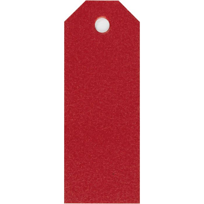 Cartellini Manila, misura 3x8 cm, 220 g, rosso, 20 pz/ 1 conf.