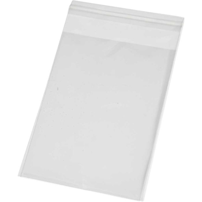 Buste di Cellophane, H: 12,9 cm, L: 9,7 cm, spess. 25 my, 200 pz/ 1 conf.