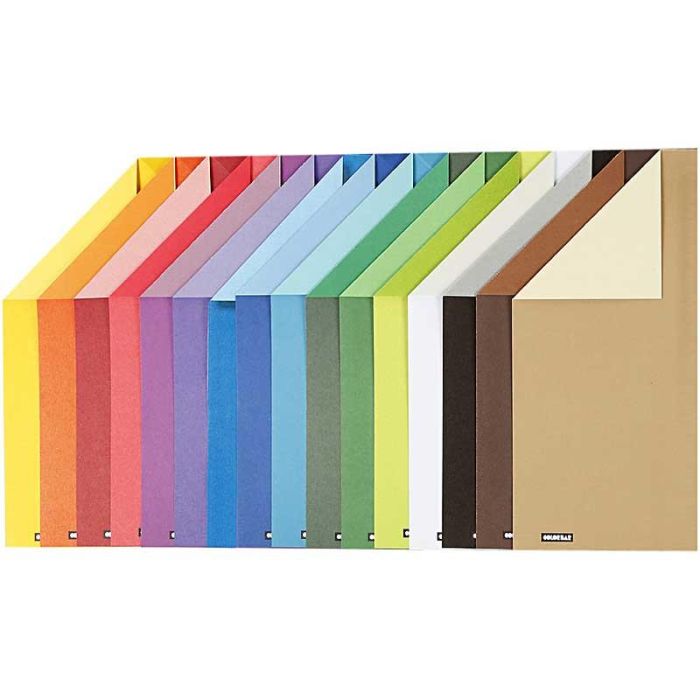Cartocino Color Bar, A4, foglio 210x297 mm, 250 g, 16 fgl. asst./ 1 conf.