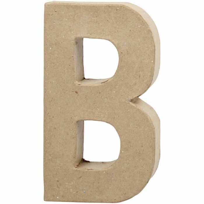 Lettera, B, H: 20,5 cm, L: 11,5 cm, spess. 2,5 cm, 1 pz