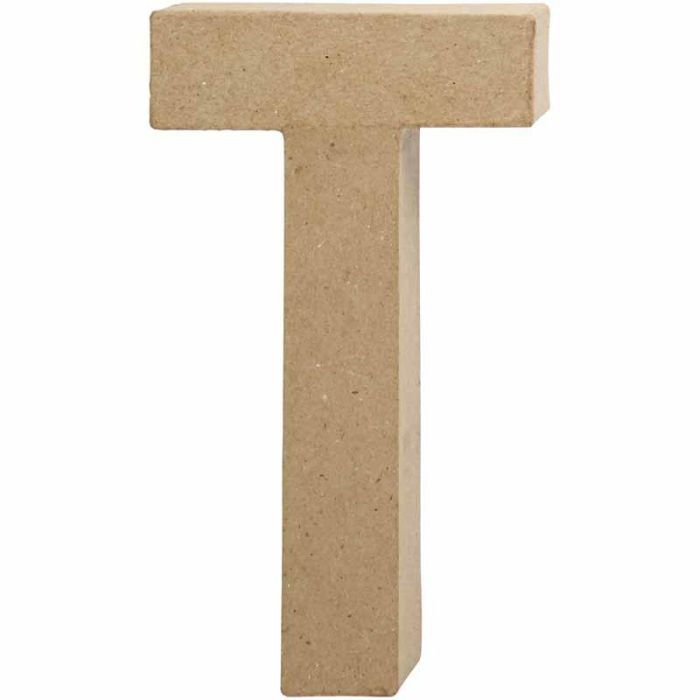 Lettera, T, H: 20,5 cm, L: 11 cm, spess. 2,5 cm, 1 pz