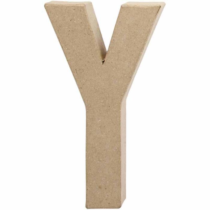 Lettera, Y, H: 20 cm, L: 11,5 cm, spess. 2,5 cm, 1 pz