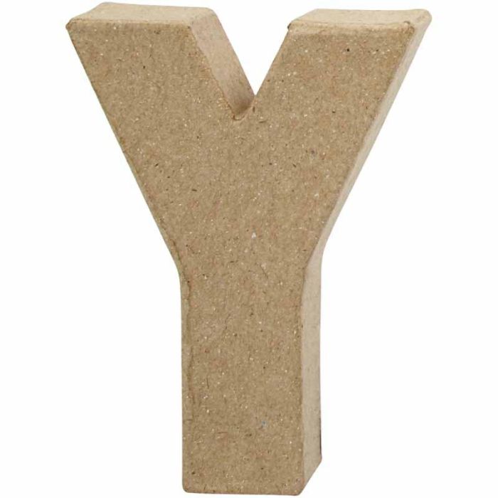 Lettera, Y, H: 10 cm, L: 7,9 cm, spess. 1,7 cm, 1 pz