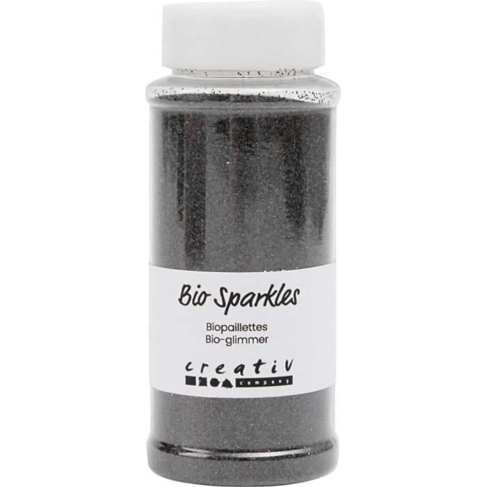 Brillantini bio, nero, 140 ml, 97 g/ 1 vasch.