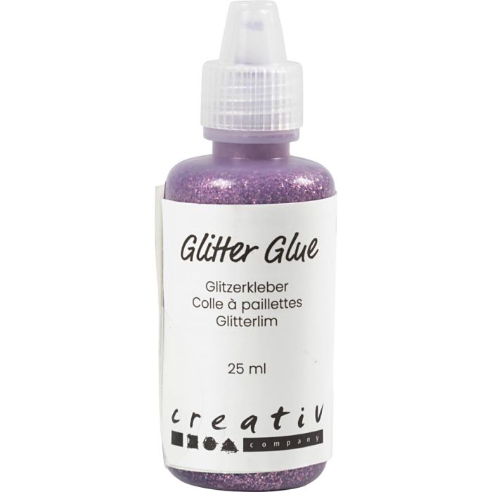 Colla glitter, viola, 25 ml/ 1 bott.