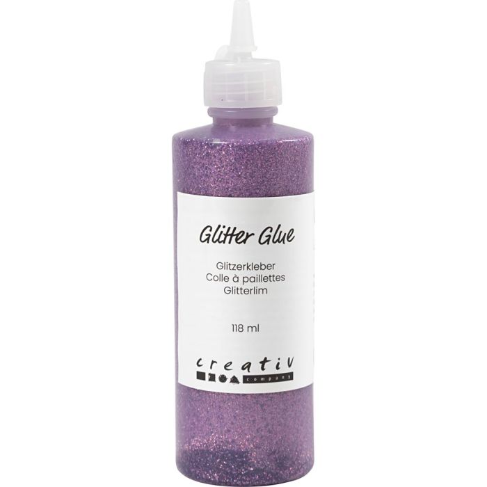 Colla glitter, viola, 118 ml/ 1 bott.