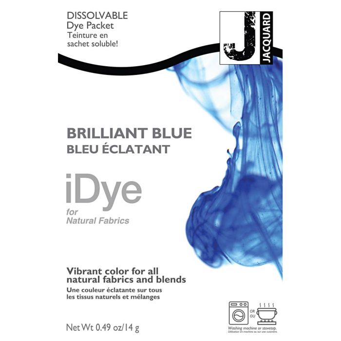 iDye per tessuti naturali, blu brillante, 14 g/ 1 conf.