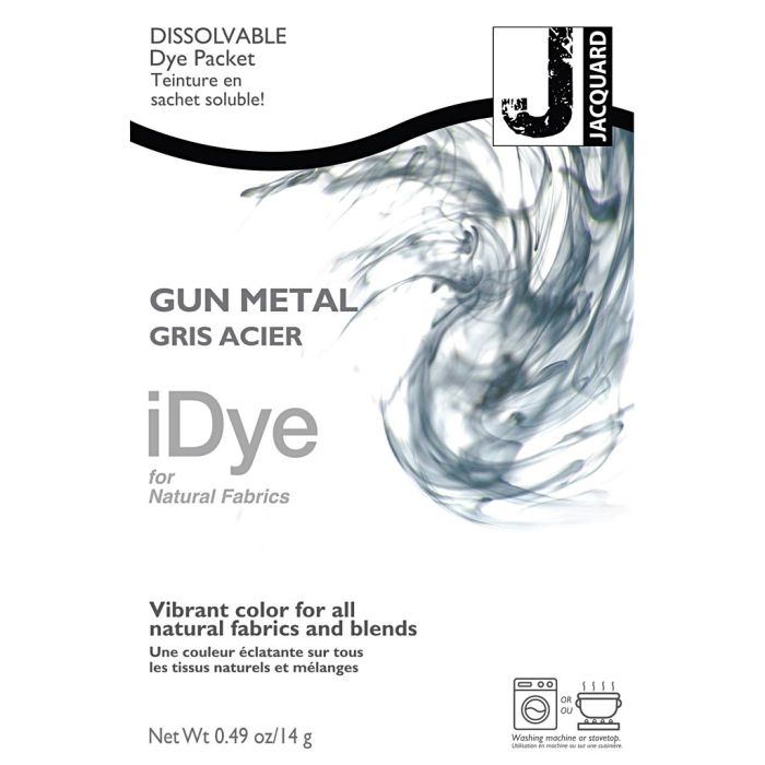 iDye per tessuti naturali, grigio metallo, 14 g/ 1 conf.