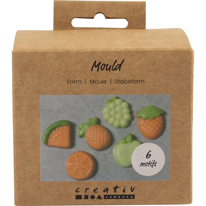 Stampi, Frutta, H: 1,8 cm, L: 4,5-6 cm, 6 pz/ 1 conf.