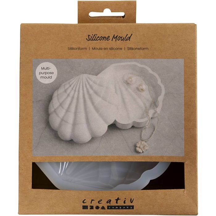 Stampo in silicone, Cozza, H: 3 cm, L: 13,2 cm, L: 13,3 cm, 1 pz