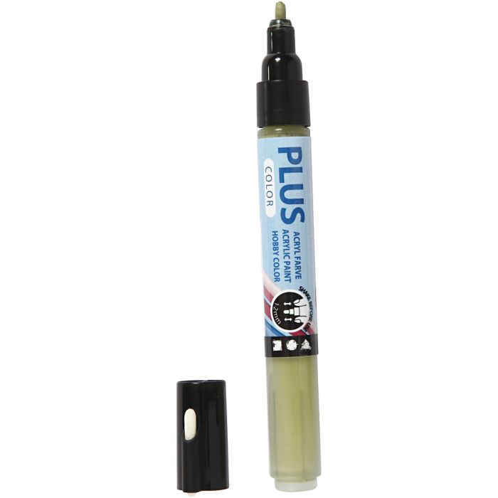 Plus Color Marker, L: 14,5 cm, ampiezza tratto 1-2 mm, eucalipto, 5,5 ml, 1 pz