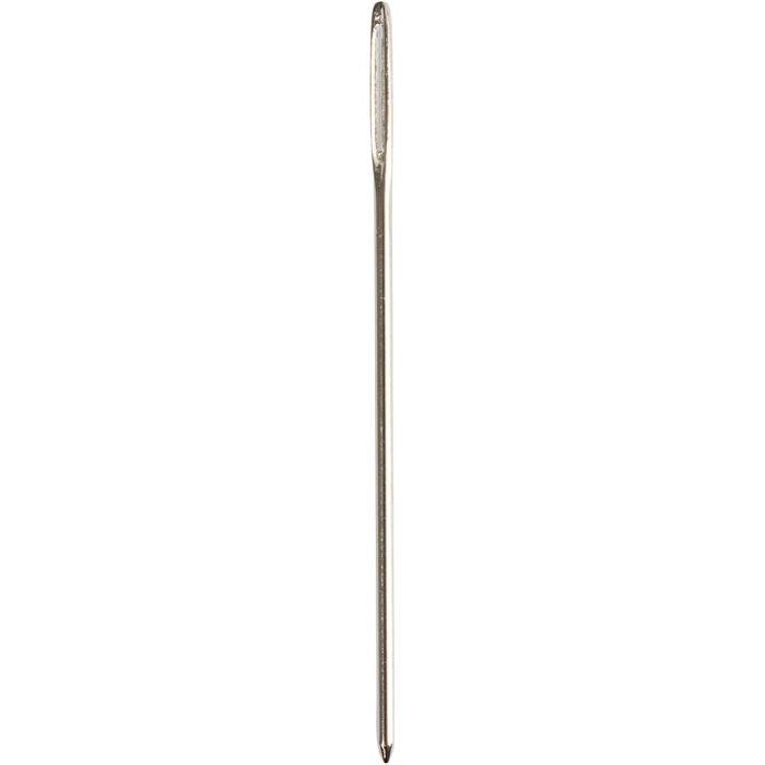 Aghi per il punto croce, Lunghezza occhiello: 9 mm , dim. 18, L: 50 mm, con punta smussata, 25 pz/ 1 conf.